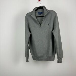 Polo Ralph Lauren Vintage 1/4 Zip Sweater – Gray Men’s Size Large
